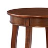 Powell Furniture Powell Hazelnut Round Shelf Table,, 18"L x 18"W