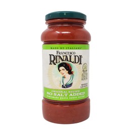 Francesco Rinaldi Traditional Pasta Sauce, No Salt Added, 23.5 oz, 2 pk