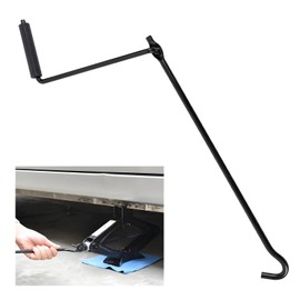 Hbxdeco Scissor Jack Handle for Car Tire Wheel, Labor-Saving Scissor Jack Crank Handle Replacement, Metal Lug Wrench Jacks Crank for Most Vehicle Emergency Repair & Tire Changing (Short)