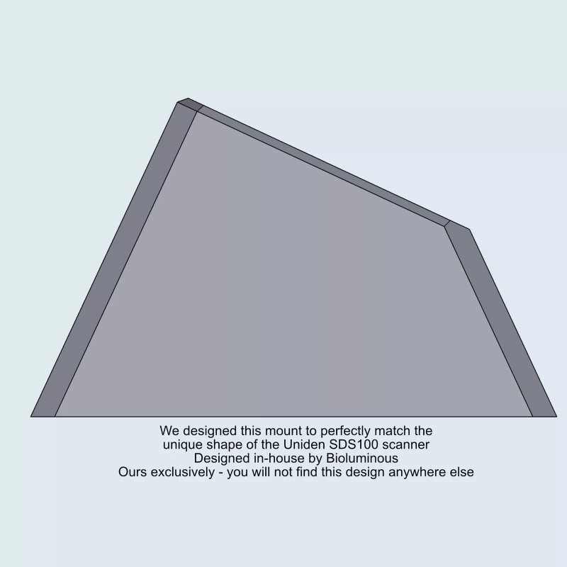 Bioluminous UNIDEN SDS100 DROP-IN ANGLED DESK STAND WITH GRIPPY BOTTOM