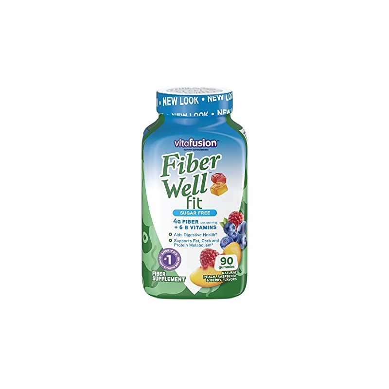 Fiber Well Fit Gummies, 5 Pack (90 Count)