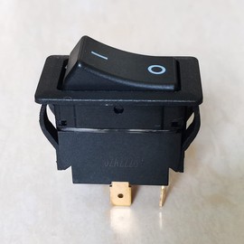 1 Piece KEDU HY60E Push Button Switch ON-Off Rocker Switch 20A 125V 16(8) A 250V E195428 Black