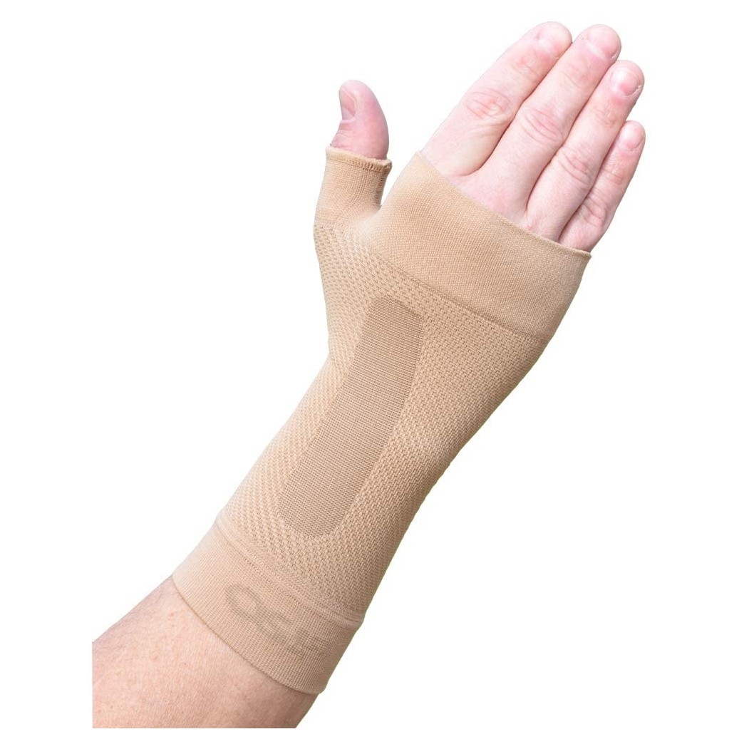 OrthoSleeve Patented WS6 Compression Wrist Sleeve (Single Sleeve) for Carpal Tunnel Syndrome, wrist pain and fatigue, and arthritis
