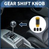 INFINAUTO Frosted Matte Shift Knob, 9.5cm Universal for Automatic and
