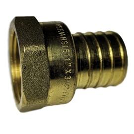 2 Pieces XFITTING 1" Pex B x 3/4" Female Adapter, 1" Pex B, 3/4" Female NPT Threaded