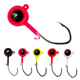 20Pack Crappie Jigs Heads 1/32oz 1/16oz 1/8oz Fishing Jigs Hooks for Crappie Bass Fishing (1/16 oz 20pcs)