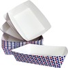 Heavy Duty, Grease Resistant 3 Lb Paper Food Trays 50