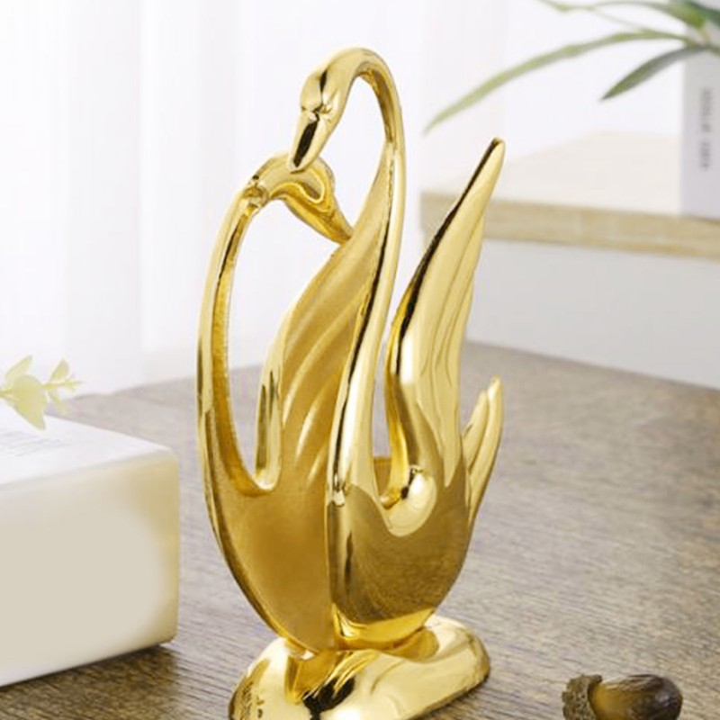 Gold Napkin Holder Elegant Modern Tissue Dispenser Stand Zinc Alloy