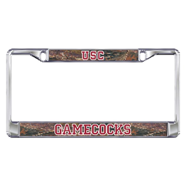 Craftique South Carolina Plate_Frame (Domed CAMO USC Plate Frame (31140))