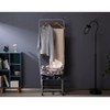 ALIMORDEN Laundry Cart with Clothes Rack, Rolling Laundry Butler with