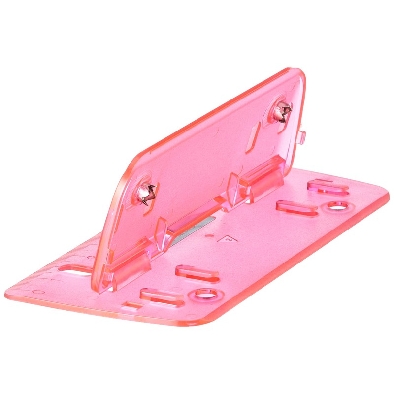Wedo 67809 2-Hole Pocket Puncher, Made of Plastic, For Filing,