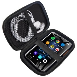 Compatible with HiFi Walker G7 Case, Lamshaw Hard Shell Travel and Storage Case Carrying Case Compatible with HiFi Walker H2/ H2 Touch/ G7/ G7 Mini Music Players (Black)