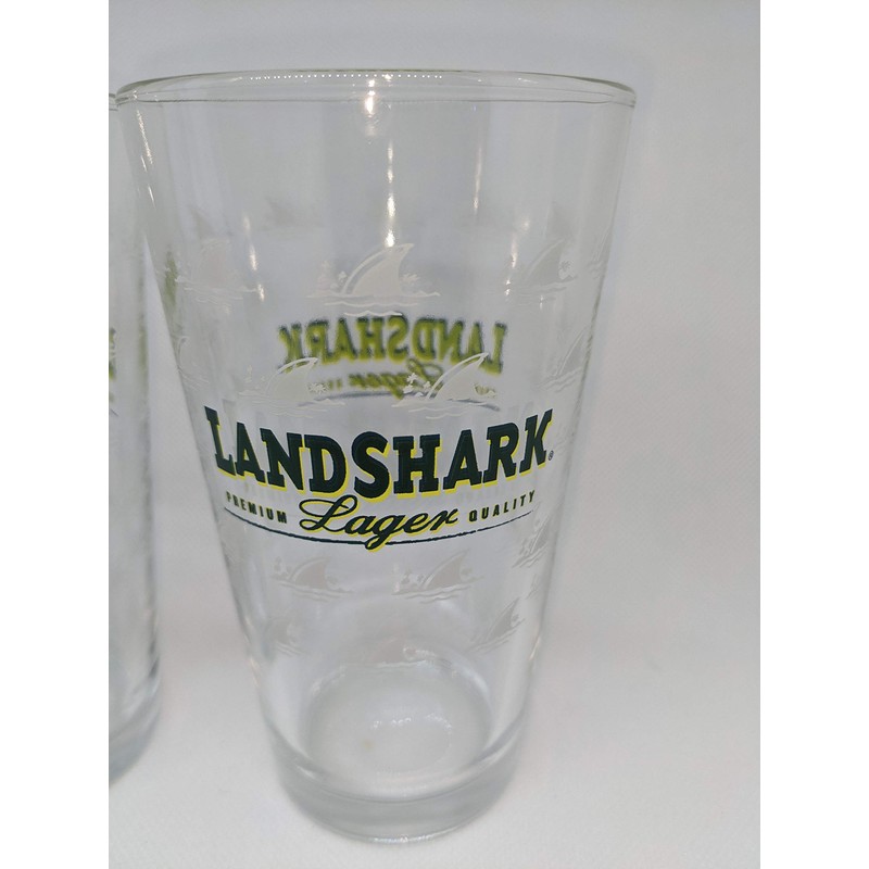 Boelter Landshark Lager Pint Glasses - Set of 2