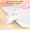 Honagu Cute Stapler, Cartoon Stereoscopic Silicone Stapler, Desktop Stationery Gift