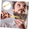 TOVINANNA Beard Mustache Styling Tool Small Metal Combs for Men
