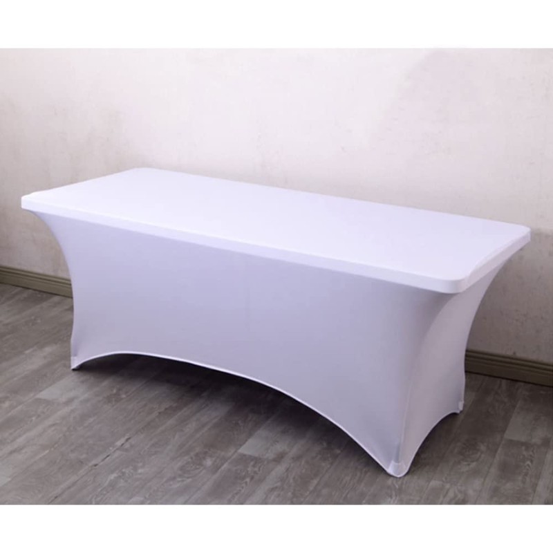 Namvo Stretch Tablecloth, 6 ft Rectangular Spandex Dining Table Cloth,