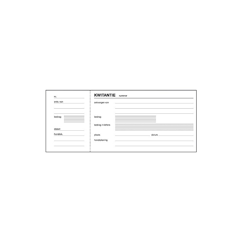 Sigel Expres kwit Antiebo Ekje – Dutch Duplicate Receipt Book