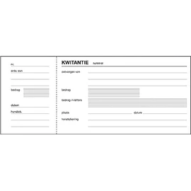 Sigel Expres kwit Antiebo Ekje – Dutch Duplicate Receipt Book 84x205 mm