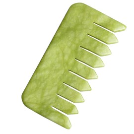 Healvian Jade Scalp Massager Hair Massage Comb Soothing Scalp Care Tool Natural Jade Comb