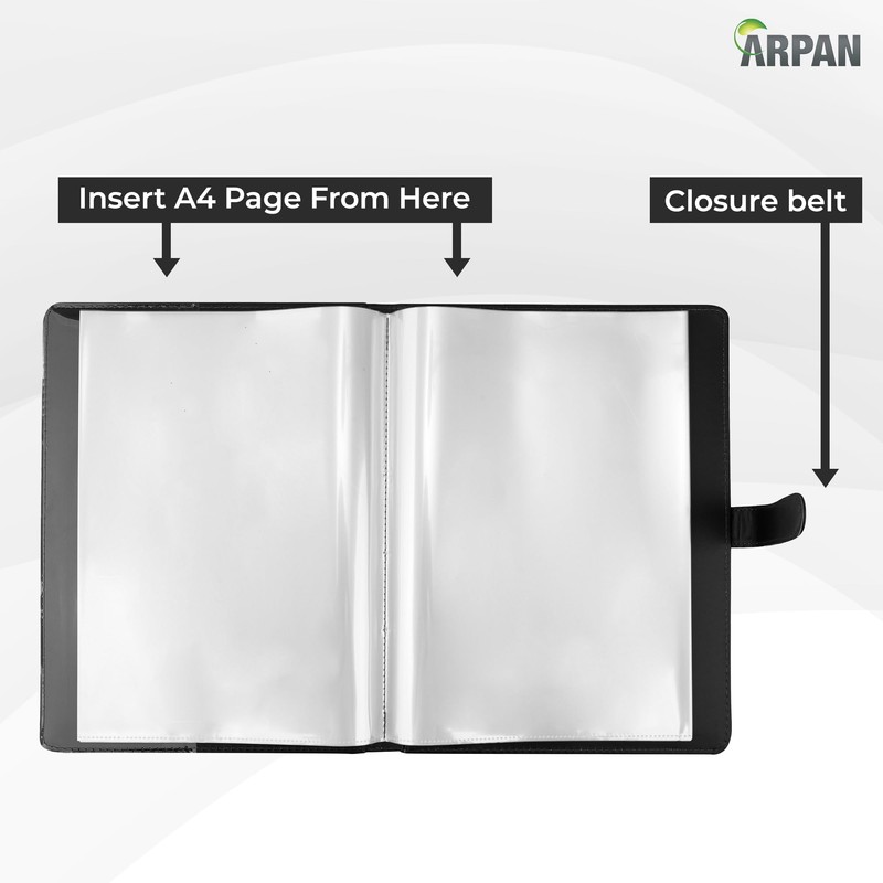 Arpan A4 36 Pockets Professional Soft Touch Display Book Presentation