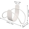 Soporte para Manguera de Jardín en Acero Inoxidable Blanco Equlupt96equbkrm-12
