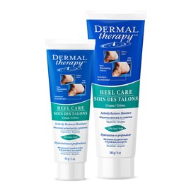 Dermal Therapy Heel Care Cream - Moisturizing Treatment that Repairs and Heals Dry, Rough, Cracked Heels and Feet | 240g + 90g