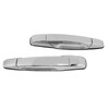 2pcs Exterior Chrome Door Handle ABS Plastic Automotive Outside Door