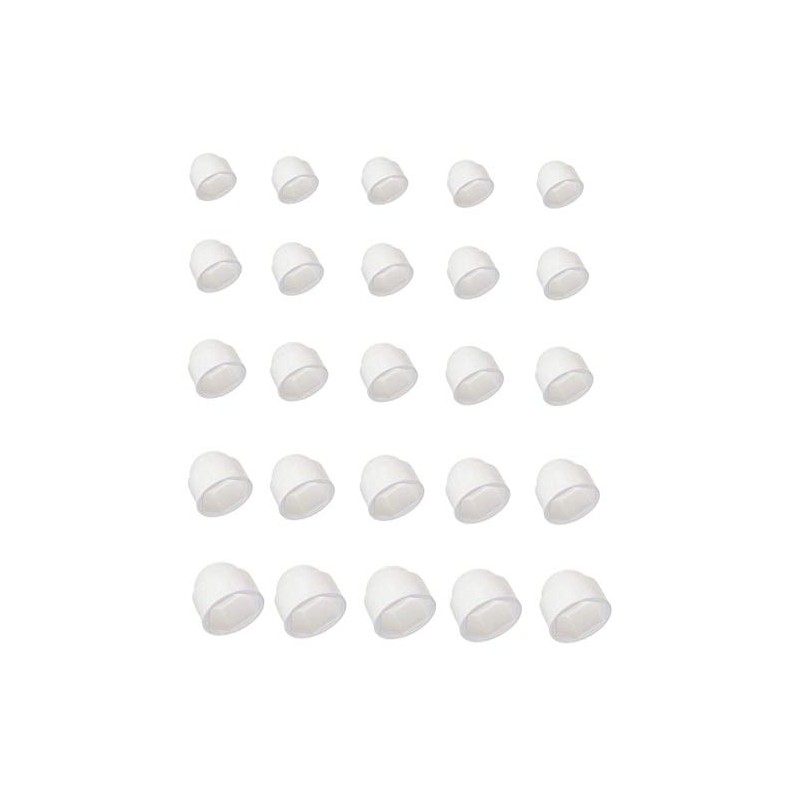 5 x Protective Caps M5 to M30 White Cap Nuts