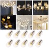 10Pcs B15 1.5W AC230V Dimmable Short Filament Mini LED Light