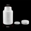 sourcing map Plastic Lab Chemical Reagent Bottle 100ml/3.4oz Wide Mouth