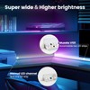 Muzata 10Pack 3.3FT/1M Plus-Size Spotless V Shape LED Channel Silver