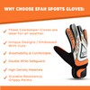 EFAH SPORTS Goalkeeper Gloves for Children Boys Girls Football Gloves