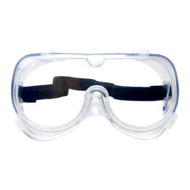 CUSTOMGRIPS BY SISO SAFETY Goggles Clear Lens, Bendable, Comfortable, Splash-Proof, UV-Protection, Shock Protected, Dust & Dirt Proof with Anti-Scratch and Fog Coating; PPE Regulation 2016/425, EN166