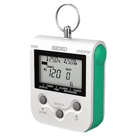 SEIKO セイコー デジタルメトロノーム ネックストラップ付 アップルグリーン DM90G