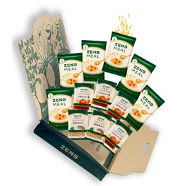 ZENB Sugar Off Bean Soup Pasta Set, 6 Meals + Minestrone 4 Meals + 2 Soy Milk Mushroom Soup, Gluten Free, Sugar Restriction, Sugar Control, Replace Diet, Nutrition Supplement During Diet, Dietary