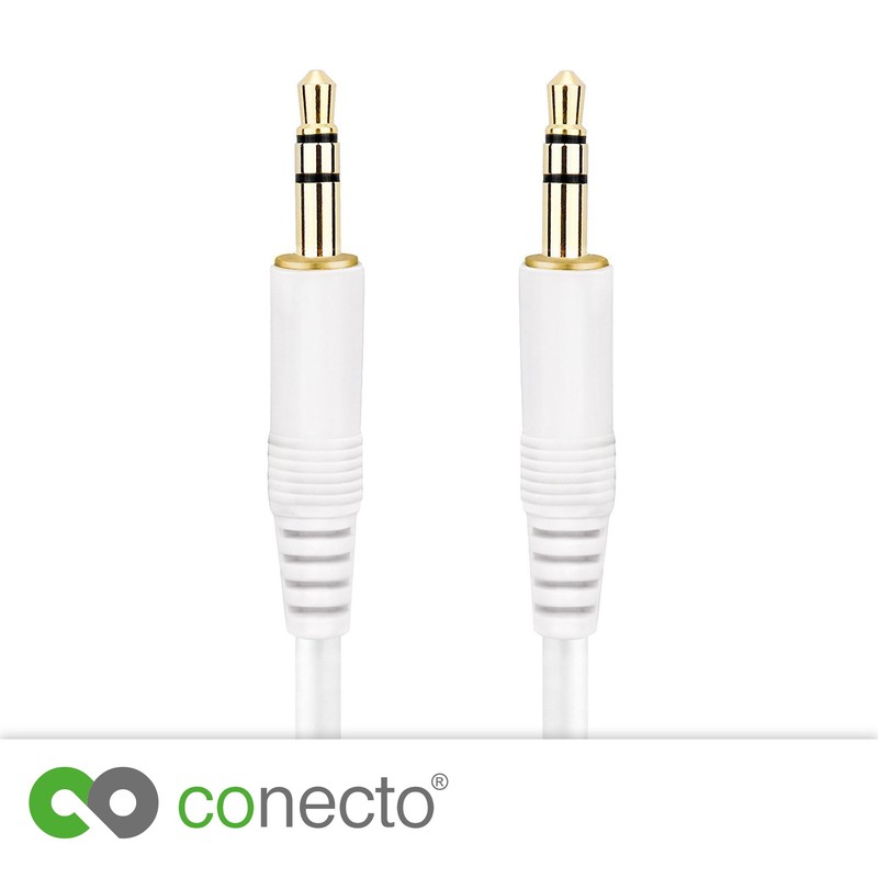 Conecto Audio Stereo Aux Connection Cable, Jack / Jack 3.5