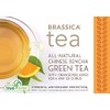 Brassica Tea Green Tea with Trubroc, Orange, 6 boxes (96
