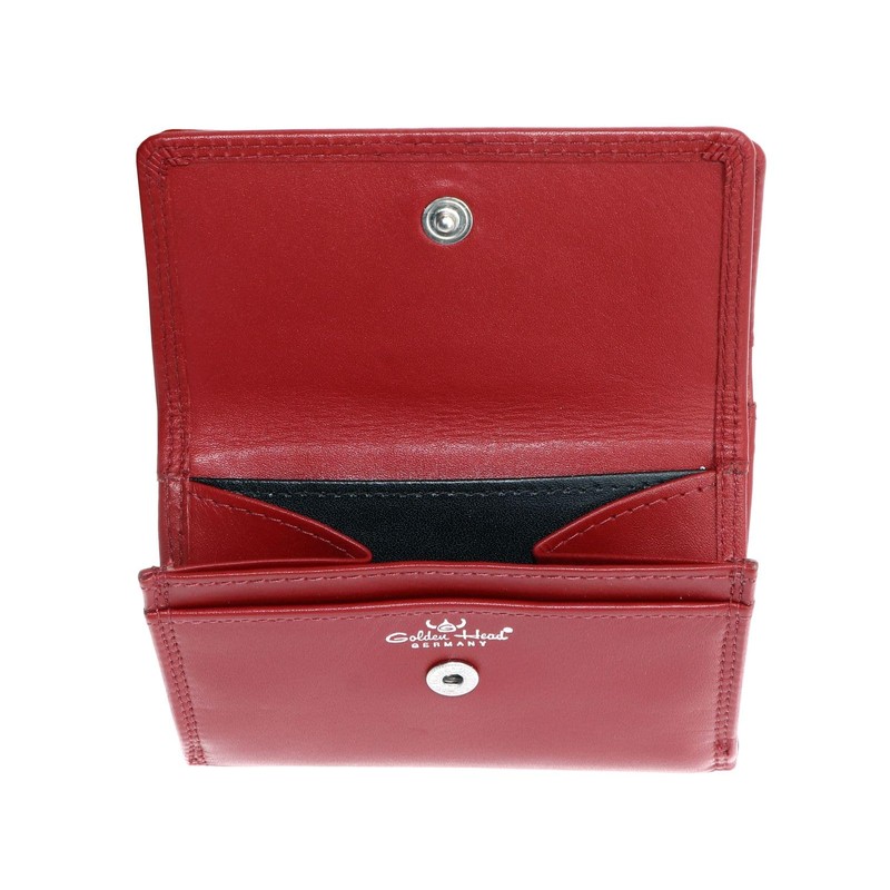 Golden Head Polo RFID Leather Wallet 10 cm, red, rfid