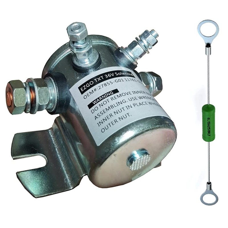 Dr.Acces EZGO Solenoid Replaces E-Z-Go: 27855G01, Fits E-Z-Go: Electric, 1986