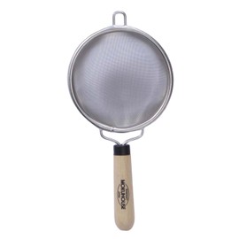 Suncraft BM-217 Tea Strainer, Made in Japan, Natural Wood Pattern, Mokuhouse, Brown, 6.1 inches (15.5 cm)