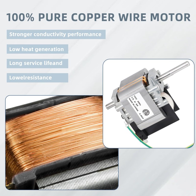 Criditpid 320887-751, 310316-751 Draft Inducer Motor, LA11AA005 Blower Wheel, KA56GR560
