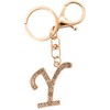 TOMOTHY Initial Key Chain, Initial Charm, Pair of Keychains, Women's,