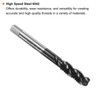 sourcing map 5pcs Metric Spiral Flute Tap Set M3 M4