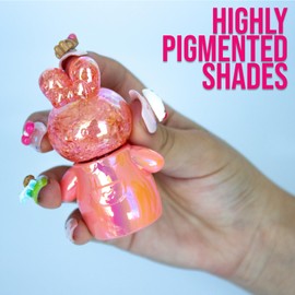 Glam Lux 26 Bundle Set of 6 Cute Bunny Hoppy Lip Gloss Matte Waterproof 24 Hour Long Lasting Lip Glaze Pigmented Reds, Nudes, Pinks Holographic Cute Bunny For Women, Girls, Teens, Tweens