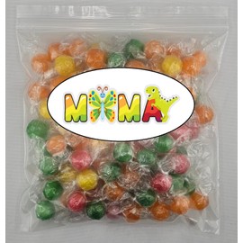 MiMa MiMa Assorted Sour Gummy Candy - Tangy, Chewy SOUR Candy in Fun Shapes - Bulk Bag for Parties, Snacks & Gifts - Assorted Sour Balls 1lb