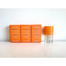 Clinique 3 Clinique  Happy Perfume Spray Travel Size 0.14oz / 4 ml * 3 = 12 ml New In Box