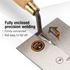KSEIBI 281350 Narrow Bucket Brick Trowel Wooden Handle Square Tip