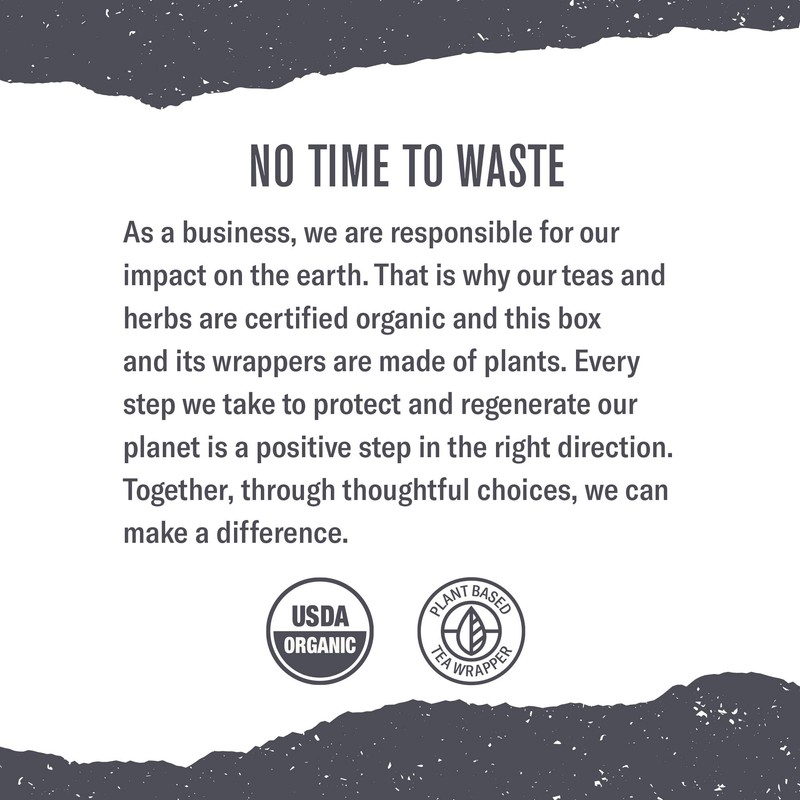 Numi Organic Tea Aged Earl Grey, 18 Count Box of