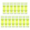 HARFINGTON 15pcs Small Cylindrical Bubble Level Vials 6.5x25.5mm PMMA Mini