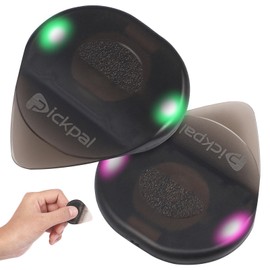 SUPVOX Guitar Pick,Light up Guitar Pick,LED Guitar Pick,Auto LED Glowing Guitar Picks-Dazzling Colourful Guitar Plectrum for Acoustic Electric and Bass Guitar-2 PCS